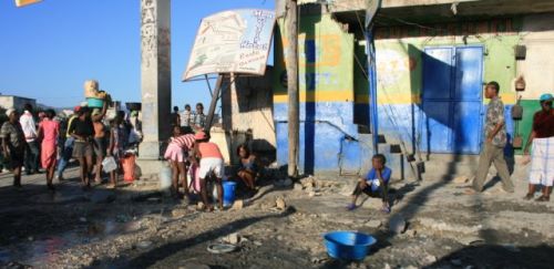 Refugee shelter in Haiti - Paul Zwiebel MD
